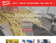 Tablet Screenshot of macklesnacks.co.uk